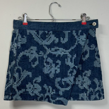 Load image into Gallery viewer, Rag &amp; Bone Marina Textured Blue Indigo Women&#39;s Denim Wrap Mini Skirt - 8