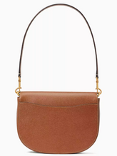 Load image into Gallery viewer, Kate Spade Katy Convertible Saddle Bag Crossbody Brown All Spice Shoulder