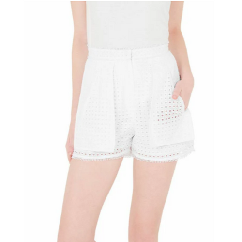 sass_bide_white_cotton_eyelet_shorts