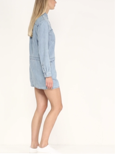 juicy couture denim dress Vintage Juicy Couture denim eyelet dress