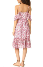 Load image into Gallery viewer, Rebecca Minkoff Buffy Cold Shoulder Floral Print Georgette Pink A-Line Dress XS - Luxe Fashion Finds