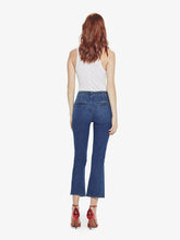 Load image into Gallery viewer, Mother Women&#39;s Sailor Tripper High Waist Crop Bootcut Flare Blue Jeans - Luxe Fashion Finds