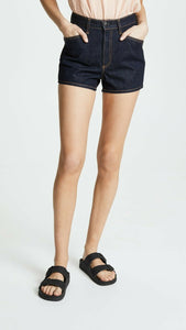 Rag & Bone/JEAN Womne's Ellie Western Style Dark Blue Denim Mini Shorts – 31. - Luxe Fashion Finds