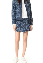 Load image into Gallery viewer, Rag &amp; Bone Marina Textured Blue Indigo Denim Wrap Mini Skirt - 8 - Luxe Fashion Finds