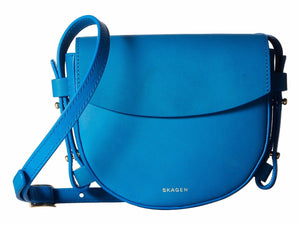 SKAGEN Women's Lobelle Leather Small Crossbody Saddle Bag –  Red or Blue - Luxe Fashion Finds