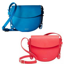 Load image into Gallery viewer, SKAGEN Women&#39;s Lobelle Leather Small Crossbody Saddle Bag –  Red or Blue - Luxe Fashion Finds