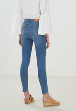 Load image into Gallery viewer, Mih Jeans Bridge High Rise Stonewash Skinny Ankle Crop Blue Jeans, Chip - 24 - Luxe Fashion Finds