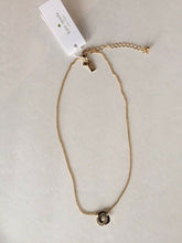 Load image into Gallery viewer, Kate Spade Deco Pearl Blossom 12K Gold-Plated Necklace Mini Pendant B/W w JBAG - Luxe Fashion Finds