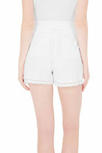 Load image into Gallery viewer, Sass &amp; Bide TWO SUPER POWERS Women&#39;s Soft Tailored White Eyelet Short – 36-6 - Luxe Fashion Finds