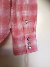 Load image into Gallery viewer, Polo Ralph Lauren Western Check Pearl-Button Up Pink Cotton Women&#39;s Shirt - Luxe Fashion Finds