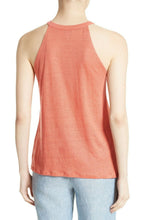 Load image into Gallery viewer, Joie Women&#39;s Odelia Linen Jersey Racerback Cami Tank Top – Blood orange – Large. - Luxe Fashion Finds