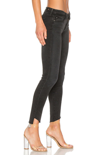 AG The Legging Ankle Super Skinny Crop Stretch Fray Hem Jean – Rustic Black  31 - Luxe Fashion Finds
