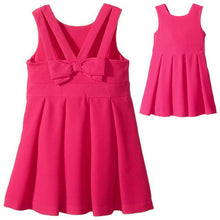 Load image into Gallery viewer, Kate Spade New York Girls Bow Back Sleeveless Pink Crepe Pleated Party Dress - Luxe Fashion Finds