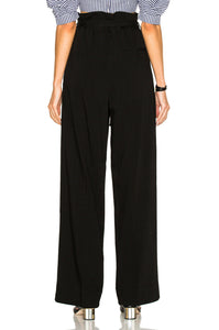 Phillip Lim 3.1 High Waist Wide Leg Black Paperbag Women's Pants W/O Belt – 6 - Luxe Fashion Finds