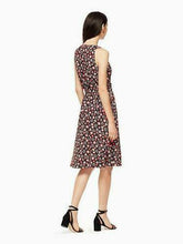 Load image into Gallery viewer, Kate Spade Women&#39;s Floral Crepe Sleeveless Gold Stud Neckline A-line Pink dress XS - Luxe Fashion Finds