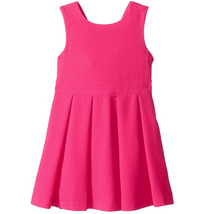 Load image into Gallery viewer, Kate Spade New York Girls Bow Back Sleeveless Pink Crepe Pleated Party Dress - Luxe Fashion Finds