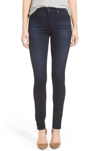 Ag Women's Farrah High Rise Ankle Skinny Dark Wash Jeans, Brooks - 31