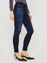 Load image into Gallery viewer, Ag Jeans Womens 31 Blue Skinny Farrah High Rise Ankle Crop, Dark Wash 3YINQ