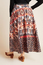 Load image into Gallery viewer, Anthropologie Women’s Maxi Skirt Aline Elasticized Waist Abstract Print , Plus 1X
