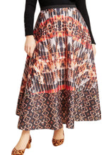 Load image into Gallery viewer, Anthropologie Women’s Maxi Skirt Aline Elasticized Waist Abstract Print , Plus 1X