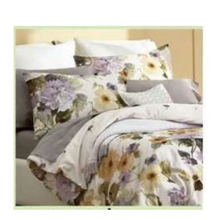 Load image into Gallery viewer, Boutique Queen Duvet Cover Set 3-Piece Floral Cotton 92x90;  Oeko-Tex Reversible