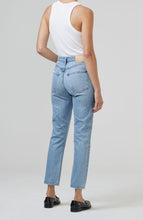Load image into Gallery viewer, Citizens of Humanity Jeans Womens Blue High Rise Button Fly Jolene Straight, Mirja