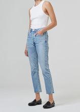Load image into Gallery viewer, Citizens of Humanity Jolene Jeans Womens Blue High Rise Button Fly Straight, Mirja