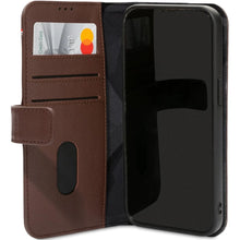 Load image into Gallery viewer, Decoded iPhone 13 PRO Leather Case Brown Card Wallet MagSafe Detachable