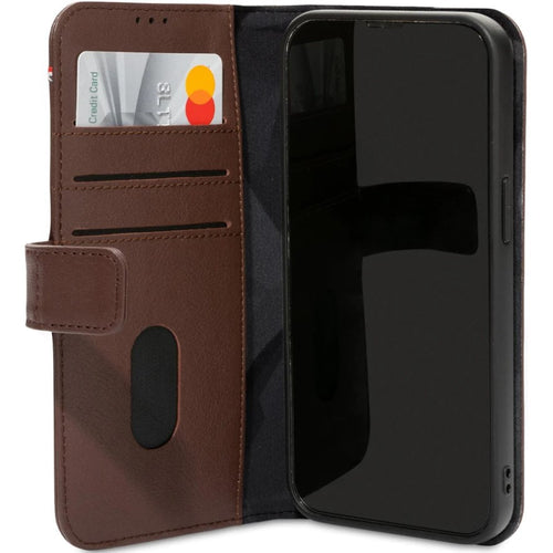 Decoded iPhone 13 PRO Leather Case Brown Card Wallet MagSafe Detachable