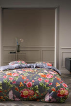 Load image into Gallery viewer, Essenza King Duvet Cover Set 3 Piece Blue Floral Cotton Sateen Claudi