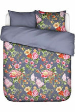 Load image into Gallery viewer, Essenza King Duvet Cover Set 3 Piece Blue Floral Cotton Sateen Claudi