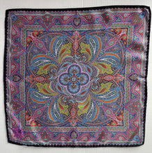 Load image into Gallery viewer, Liberty London Women’s Marlborough Silk Twill Paisley Print Square 17x17in Scarf
