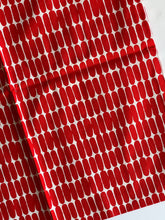 Load image into Gallery viewer, Marimekko Tote Bag Womens Alku Kassi Print Red Cotton Shopping Bag
