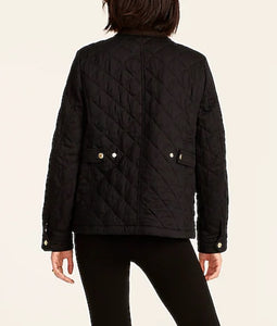 J Crew women's Utility Black Jacket made from eco friendly fabric. On sale