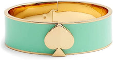 Load image into Gallery viewer, Kate Spade Spade Chunky Enamel Bangle in Mint