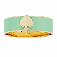Load image into Gallery viewer, Kate Spade Spade Chunky Enamel Bangle in Mint