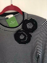 Load image into Gallery viewer, Kate Spade New York Rosette Stripe Sweater for women