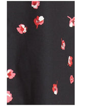 Load image into Gallery viewer, Kate Spade Women&#39;s V-Neck Button Up Cotton Floral Black Sleepshirt Pajama, XL