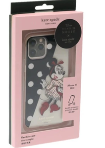 Kate Spade X Disney iPhone 11 PRO Case Minnie Mouse Polka Dot Hardshell