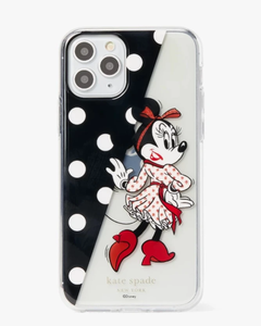 Kate Spade X Disney iPhone 11 PRO Case Minnie Mouse Polka Dot Hardshell