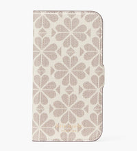 Load image into Gallery viewer, Kate Spade iPhone 13 Magnetic Wrap Folio Spade Flower Protective Case, Magsafe