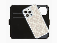 Load image into Gallery viewer, Kate Spade iPhone 13 Magnetic Wrap Folio Spade Flower Protective Case, Magsafe