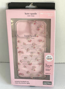 Kate spade 13 Pro Max Case Protective Shock Resistant Bumper Falling Poppies 6.7