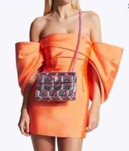 Kurt Geiger Crossbody Womens Kensington Medium Sequin Lipstick Quilted Bag