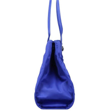 Load image into Gallery viewer, Kurt Geiger Women’s Tote Bag Quilted Recycled Top Zip Expandable Blue Shopper
