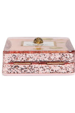 Load image into Gallery viewer, Kurt Geiger Women&#39;s Perfume Clutch Kiss Lock Pink Glitter Acrylic Shoulder Bag