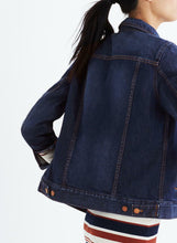 Load image into Gallery viewer, Madewell Jacket Womens Extra Small Blue Denim Distressed Cotton Relaxed Fit