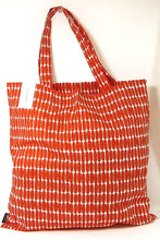 Load image into Gallery viewer, Marimekko Tote Bag Womens Alku Kassi Print Red Cotton Shopping Bag