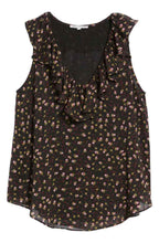 Load image into Gallery viewer, Rebecca Minkoff Women&#39;s Carlisle Sleeveless V-Neck Floral Print Top - Small