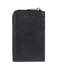 Load image into Gallery viewer, Robert Graham Wallet Mens Black Removable Leather Magnetic Phone Zip Pocket